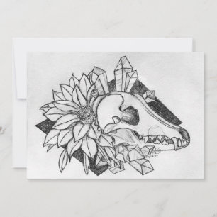 Invitation Coyote de cristal