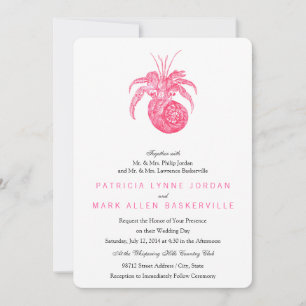 Invitation Crabe d'Hermite
