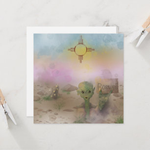 Invitation Crash d'engin spatial extraterrestre Roswell Nouve