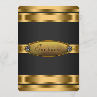 Invitation Cravate noire