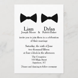 Invitation "Cravates à double mâchoire"