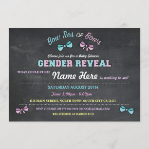 Invitation Cravates de la mâchoire ou vaches Baby shower de l