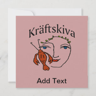 Invitation Crayfish Party, Kräftskiva
