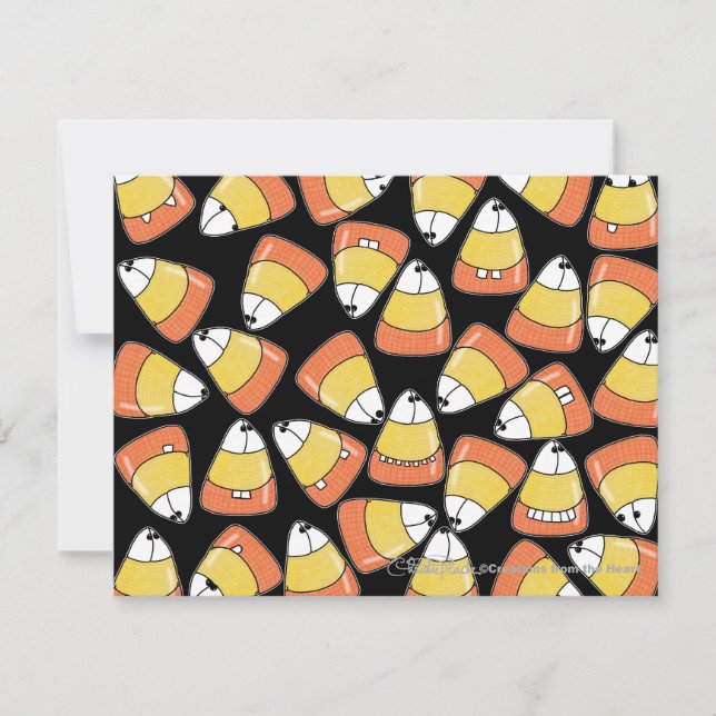 Invitation CRAZY Candy Corn ! (Devant)