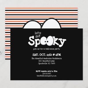 Invitation Crazy Eyes Faisons-nous une Halloween Épouvantable