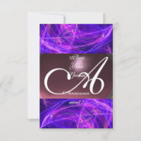 CRAZY PHOTON MONOGRAM violet noir rsvp