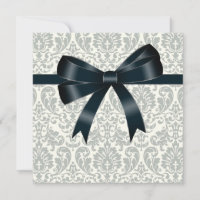 Cream Damask Black Party