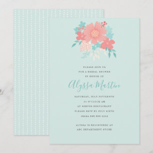 Invitation Création florale tendance et magnifique