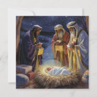 Crèche traditionnelle des trois Rois mages