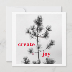 Invitation Créer Joie Noël Vacances Pine Tree Ornament