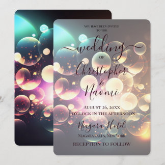 Invitation Créez vos propres bulles colorées
