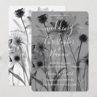 Invitation Créez vos propres fleurs de mariage aux rayons X e