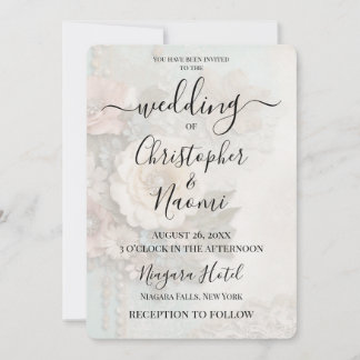 Invitation Créez vos propres fleurs de papier Vintage décorat