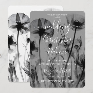 Invitation Créez vos propres fleurs de radiographie Mariage B