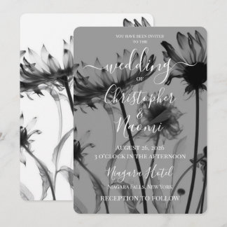 Invitation Créez vos propres fleurs sauvages de mariage radio