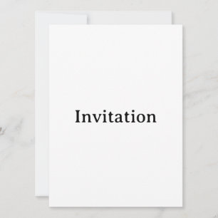 Invitation Créez Votre Propre 5.5" x 7.5" Au Carré