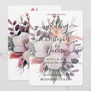 Invitation Créez votre propre bouquet de fleurs Vintages