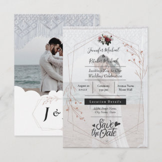 Invitation Créez votre propre calligraphie minimaliste photo 