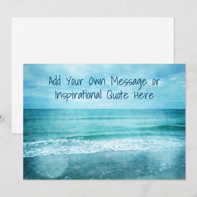Invitation Créez votre propre devis inspirant motivationnel (Devant / Derrière)