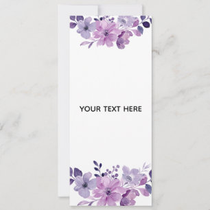 Invitation Créez Votre Propre Floral