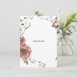 Invitation Créez votre propre floral