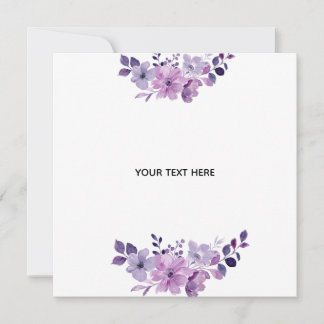 Invitation Créez Votre Propre Floral