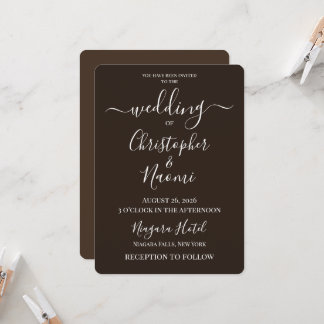 Invitation Créez Votre Propre Mariage Personnalisé