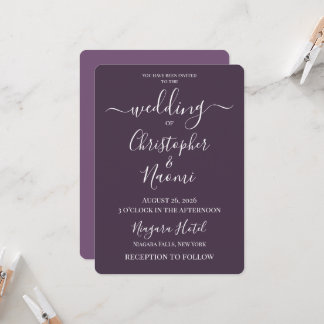 Invitation Créez Votre Propre Mariage Personnalisé