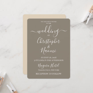 Invitation Créez Votre Propre Mariage Personnalisé