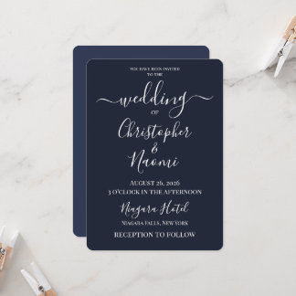 Invitation Créez Votre Propre Mariage Personnalisé