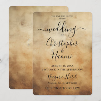 Invitation Créez votre propre papier Sepia Vintage