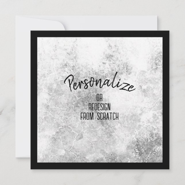 Invitation Créez votre propre personnalisation (Devant)