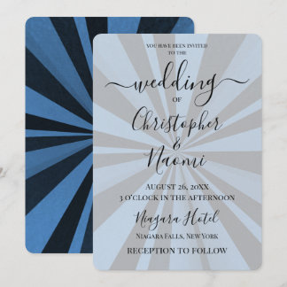 Invitation Créez votre propre Sunburst Deep Retro Personnalis