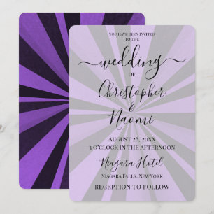 Invitation Créez votre propre Sunburst Deep Retro Personnalis