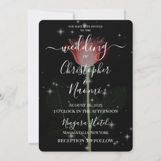 Invitation Créez votre propre - X-Ray Flower & Stars