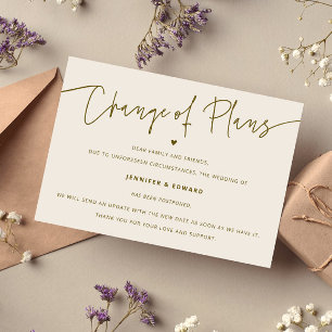 Invitation Crème de mise à jour Mariage minimaliste des plans