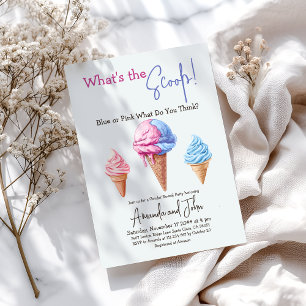 Invitation Crème glacée douce Ce que la Scoop Genre révèle