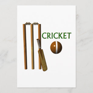 Invitation Cricket