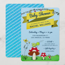 Cricket Garden Parties scintillant thème Blue Baby