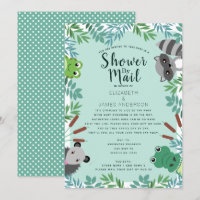 Critères de marécage mignons Baby shower par courr