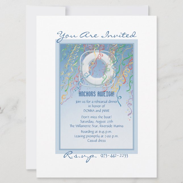 Invitation Croisière © (Devant)