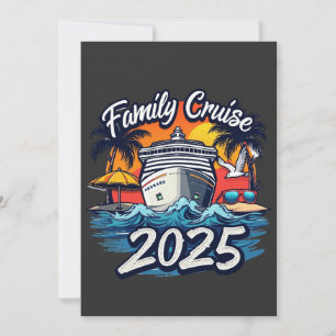 Invitation Croisière en famille 2025 Équipage de navire assor