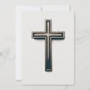 Invitation Croix religieuse