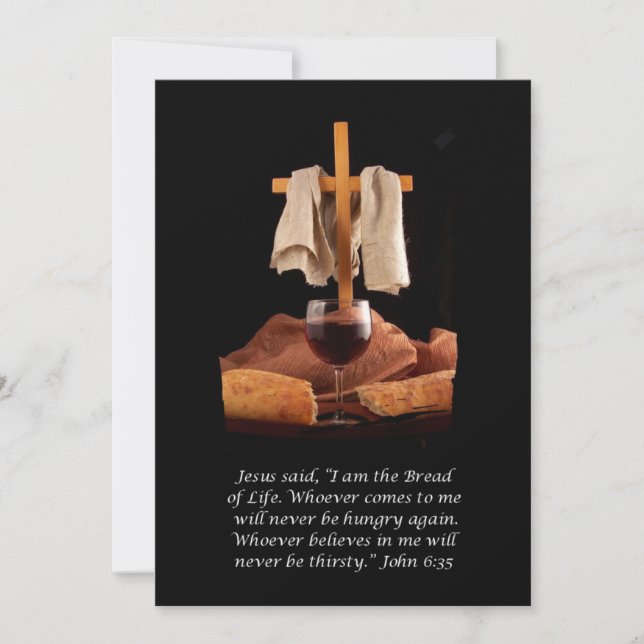 Invitation Cross Communion Sunday Bulleton (Devant)