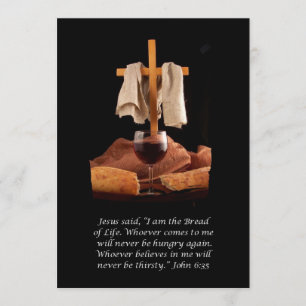Invitation Cross Communion Sunday Bulleton