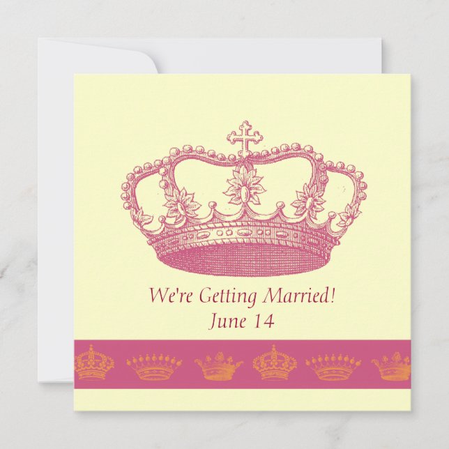 Invitation Crown Designs - Rose (Devant)
