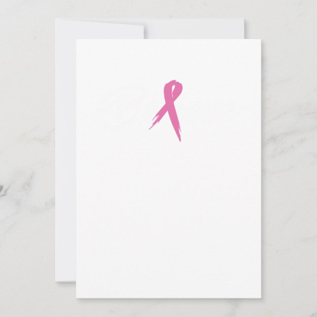 Invitation Croyez les survivants du cancer et le don de sensi (Devant)