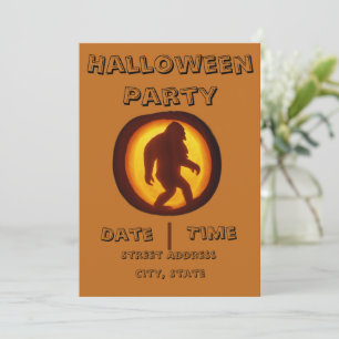 Invitation Cryptid Halloween Party— Rejoignez le Monster Mayh