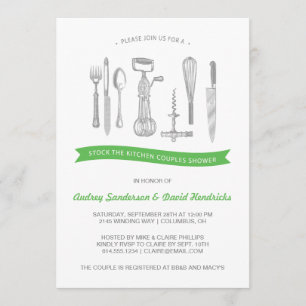 Invitation Cuisine Douche Couples