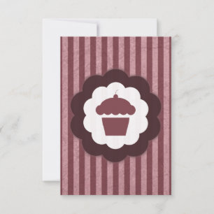 Invitation cupcake